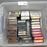 Nice Large Lot of Early Atari Games