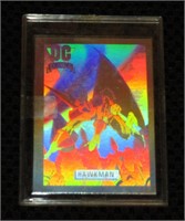 1992 DC COMICS SERIES I HAWKMAN HOLOGRAM CARD