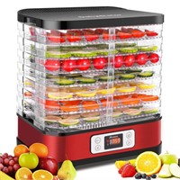 Homdox 8 Trays Food Dehydrator Machine with Fruit