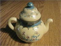 2" Porcelain Tea Pot Trinket Holder