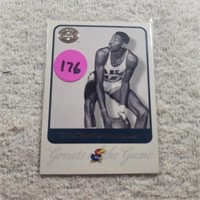 2001 Fleer Greats of the Game Wilt Chamberlain