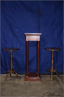 3 Wooden Stands