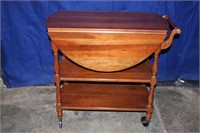 Wooden Kitchen/Bar/Room Service Cart on Casters