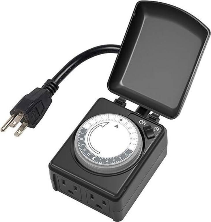 BN-LINK Outdoor Dual Outlet Timer