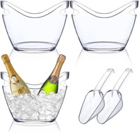 3 Pcs Ice Bucket for Parties Champagne Drink