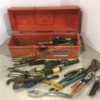 Various Tools: Screwdrivers, Pliers, Vise Grips,