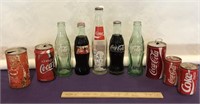 Large Lot of Vintage Coca-Cola Cans & Bottles