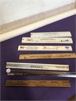 Lot of Vintage Rulers