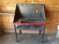 Work Bench w/Fuller 3 1/2in. Vise, 44x24x60 Size
