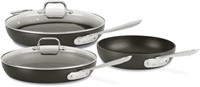 All-Clad HA1 Hard Anodized Non Stick Fry Pan Set