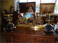 Ornate Garniture Set