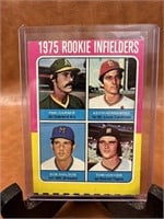ERROR Card 1975 Topps Rookie Infielders