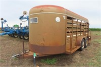 198? 6'x16' Stock Trailer