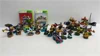 Skylanders games for XBox360, and figurines