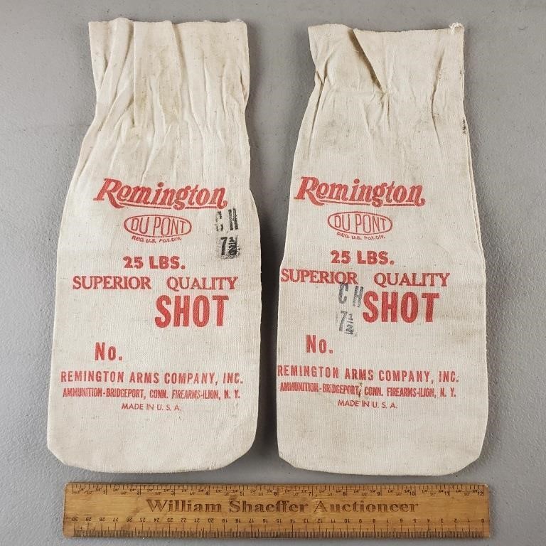 Vintage Remington Shot Bags