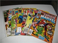 Lot of Vintage Marvel Comic Books - Captain
