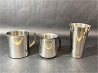 Stainless Steel Pitcher and Cups