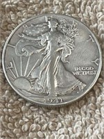 FANTASTIC 1941 P LIBERTY WALKING EAGLE SILVER