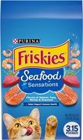 (4 pack)Friskies Dry Cat Food - 3.15 lb