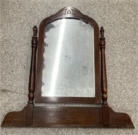 Wooden Dresser Top Mirror (32"W X 31.5"H)