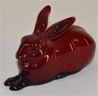 Royal Doulton Crouching Hare Flambe Rabbit