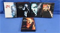 24 Keifer Sutherland boxed DVD Sets Seasons 1-5