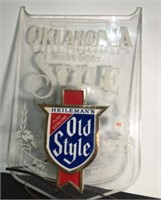 Oklahoma Style OLd Style Beer Lighted Sign