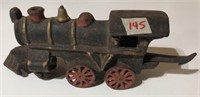 Cast Iron Toy Train Engine 8 1/2" Long
