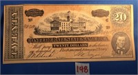 $20 Confederate States of America Richmond