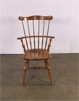 Fiddleback Windsor side chair