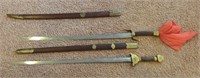 2 swords and sheaths