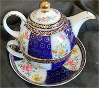 (3) Lillian Vernon Multi-Color Miniature Tea