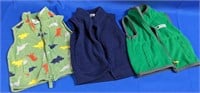 (3) 6&9 mo. Carter's Assorted Vests