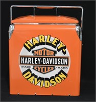 New Harley Davidson Metal Picnic Cooler