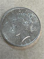 1923 PEACE silver dollar