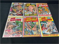 6 Vintage Sub-Mariner Comic Books