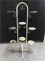 Vintage metal plant or candle stand