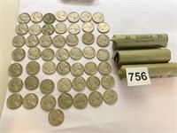 190 NICKELS INCLUDING JEFFERSON, BUFFALO AND