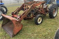 Ford Jubilee tractor with loader, not running