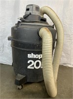 20 Gallon Wet/Dry Shop Vac, Powers On, No Shipping