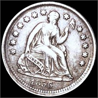 1856 Seated Liberty Half Dime ABOUT UNCIRCULATED