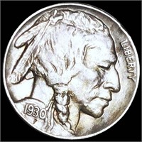 1930-S Buffalo Head Nickel ABOUT UNCIRCULATED
