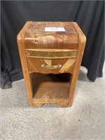 Vintage Waterfall Night Stand-Needs Refinished