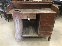 Primitive Old Wood Desk