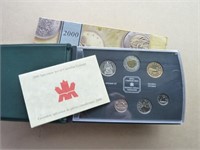 canada monnaie 2000 serie complete
 specimen set