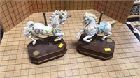 Carousel horses music box