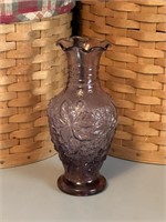 Vintage Imperial Glass 6in  Bud Vase Purple
