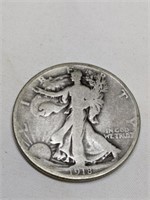 1918 Walking Liberty Half Dollar