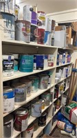 Large Lot of Assorted Paint and Adhesives
