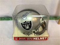 Raiders signed mini helmet Jon Ritchie
